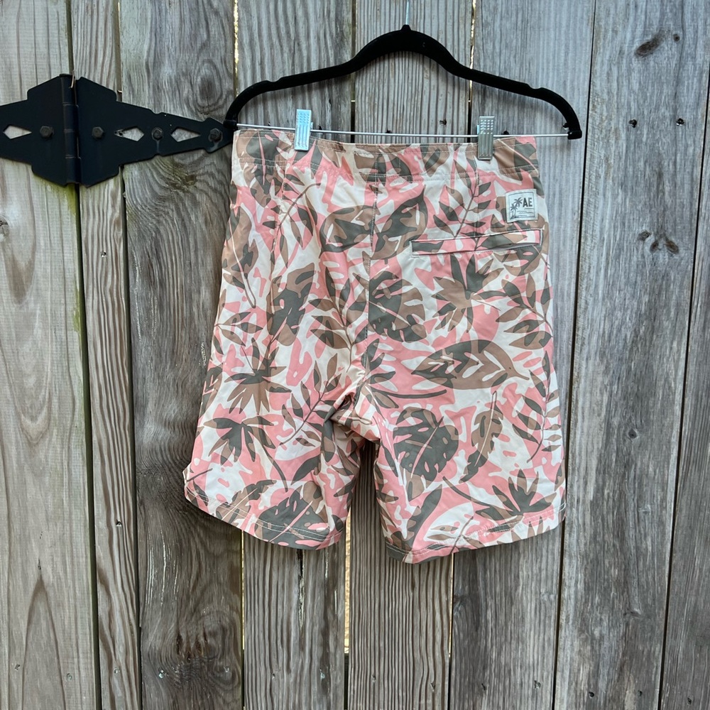 AMERICAN EAGLE Tropical Swim Trunks size Small - Picture 7 of 9